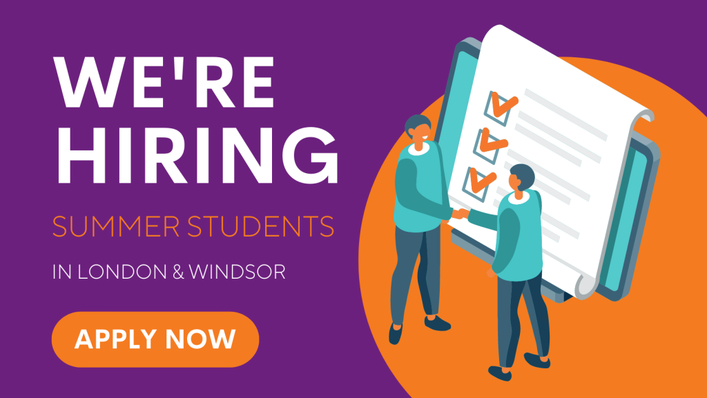 We’re Hiring: Summer Student Positions ($15/hr)